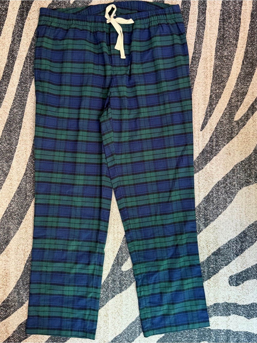 Vineyard Vines Flannel Lounge Pajama Pants Mens Large Plaid Tartan Pockets NWOT